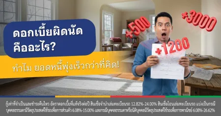 ดอกเบี้ยผิดนัด คิดยังไง