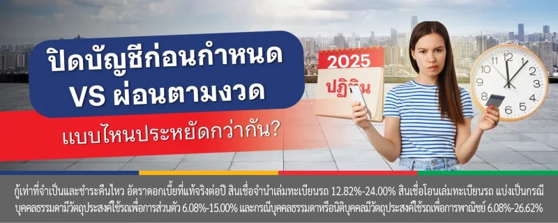 ปิดค่างวดรถ