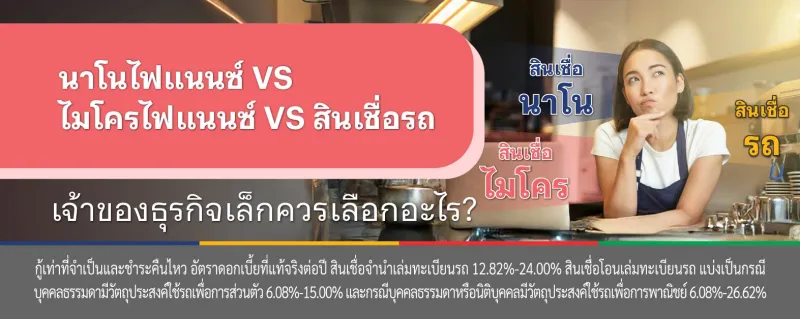 สินเชื่อนาโนไฟแนนซ์