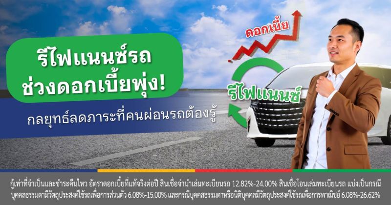 รีไฟแนนซ์รถยนต์ คือ