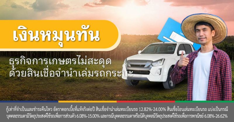 สินเชื่อรถแลกเงิน