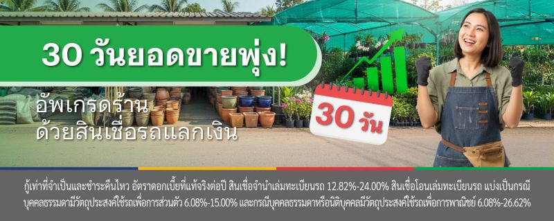 สินเชื่อรถแลกเงิน