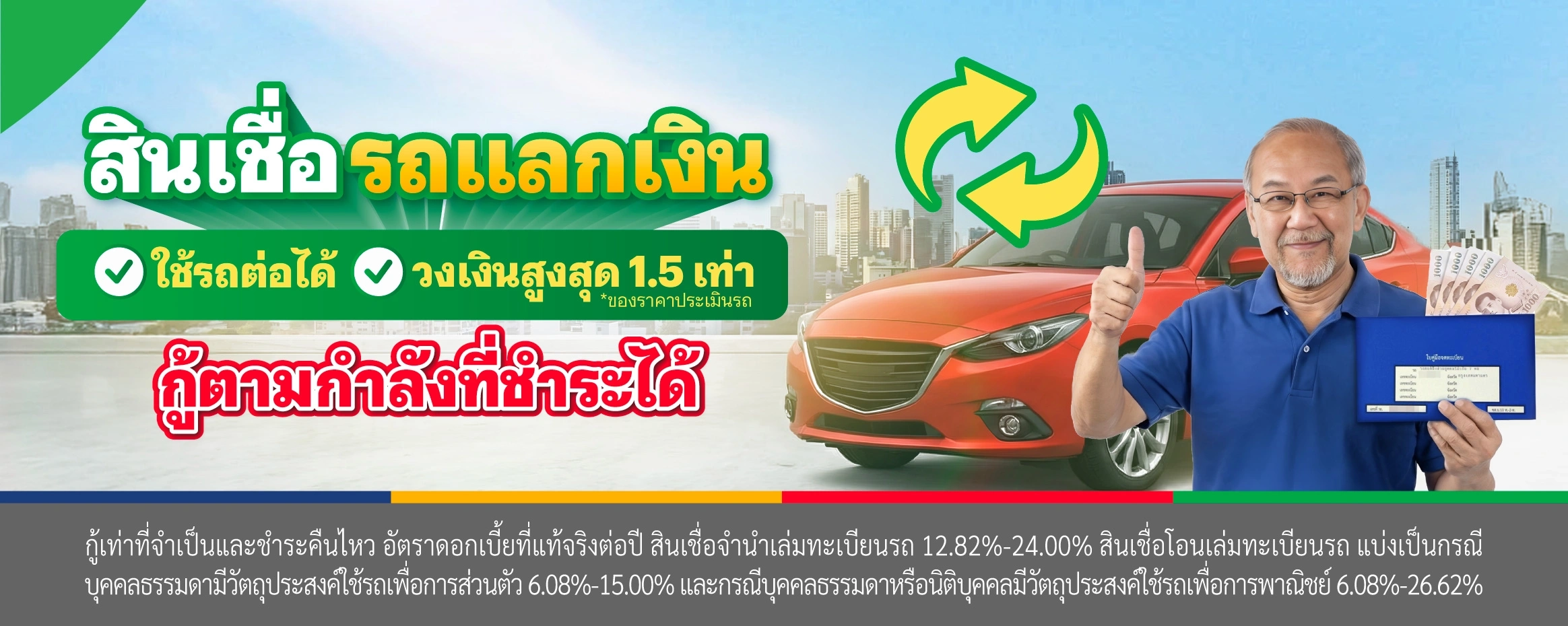 สินเชื่อรถแลกเงิน ทางเลือกต่อยอดธุรกิจ