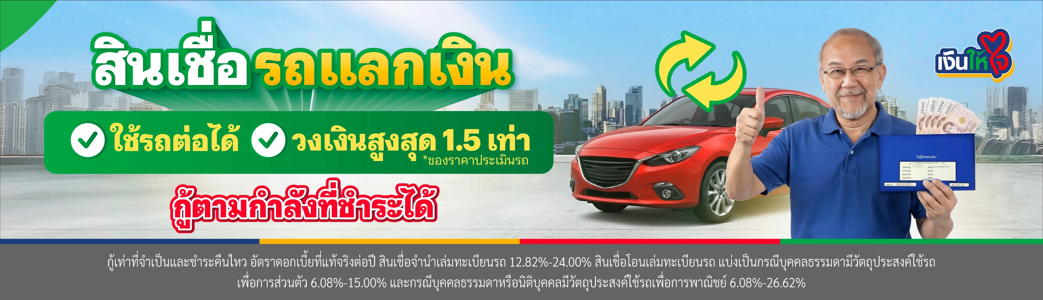 สินเชื่อรถแลกเงิน ทางเลือกต่อยอดธุรกิจ