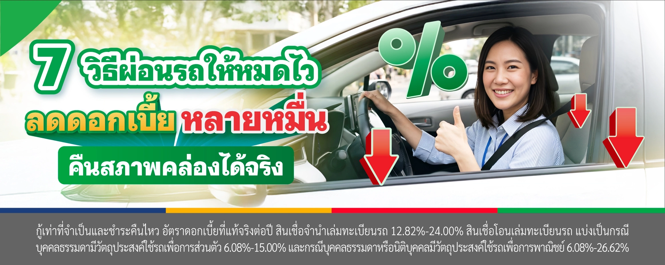 วิธีผ่อนรถให้หมดไว